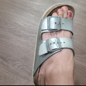 Birkenstock Arizona silver